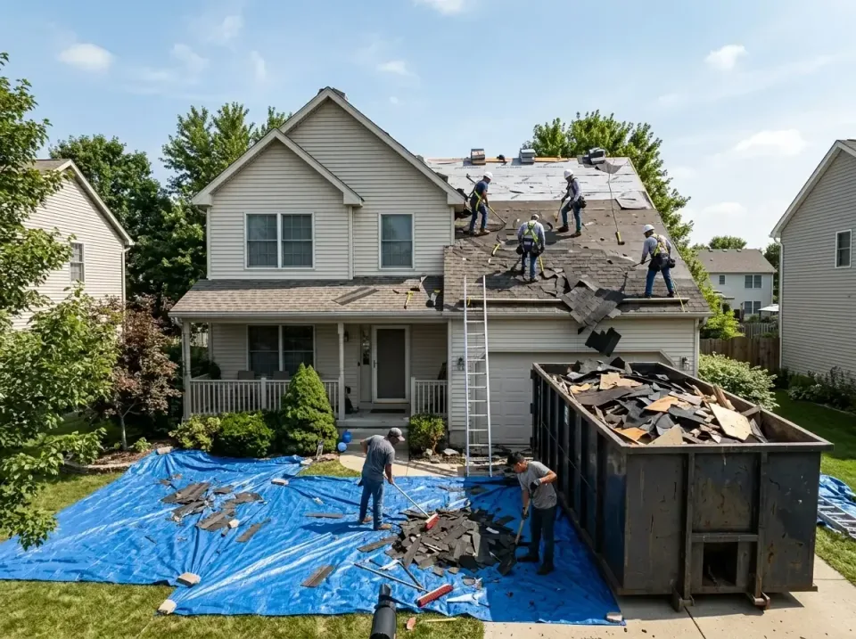 roof-replacement-debris-remova-004 — frequently asked questions, Cheapest Dumpster Rentals in Hickory Hills, IL